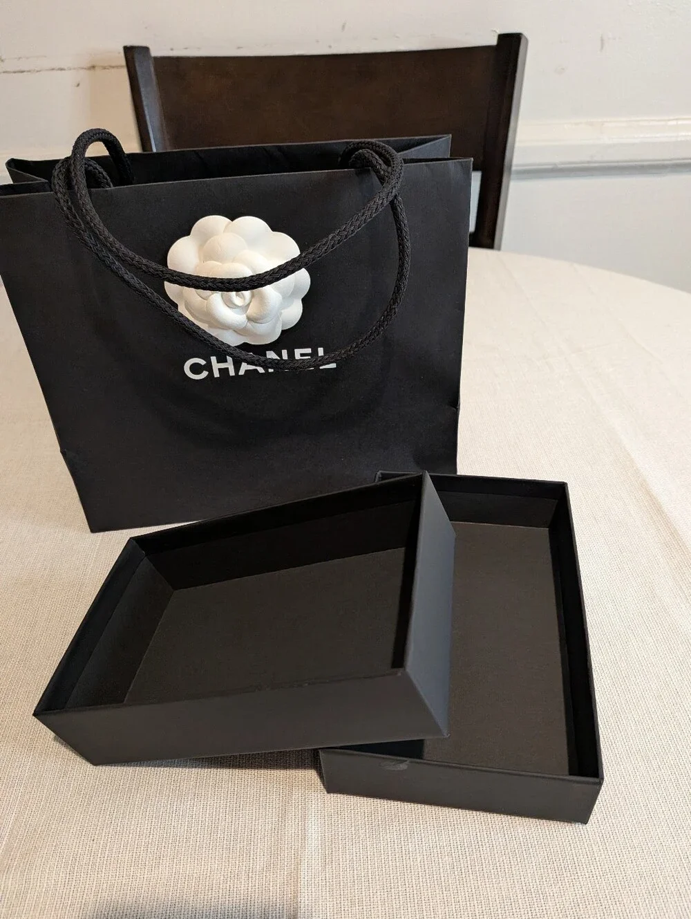 CHANEL Empty Small Box and  Shopping Bag